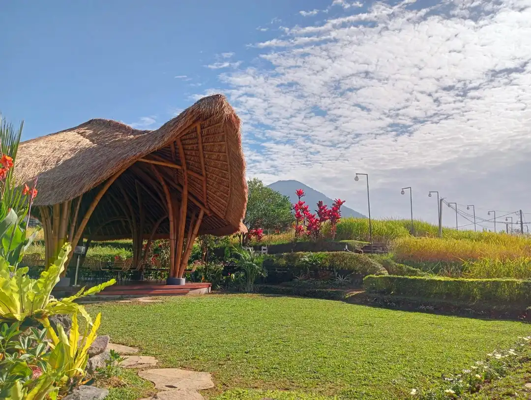 Countryside stop near UNESCO rice terrace in Bali
